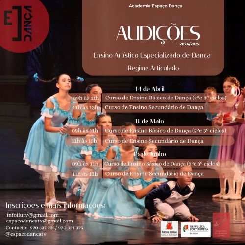 Ensino Articulado Dança - Matrícula e Audições