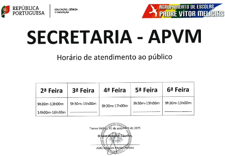 Horário da Secretaria