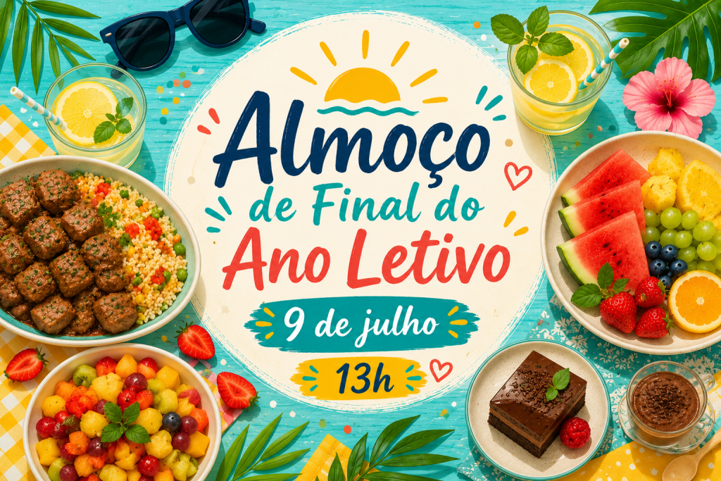 Almoço final do ano letivo