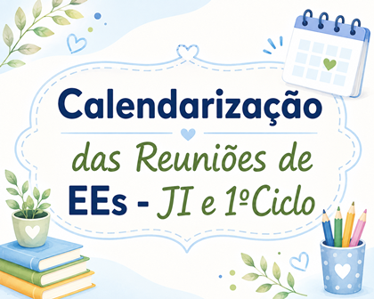 Calendarização Reuniões JI 1ºC
